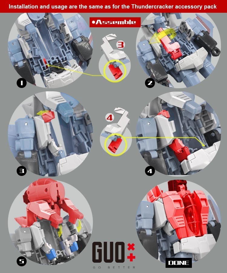 Gobetter studio GB-1170 upgrade kits for SS86 Starscream,in stock