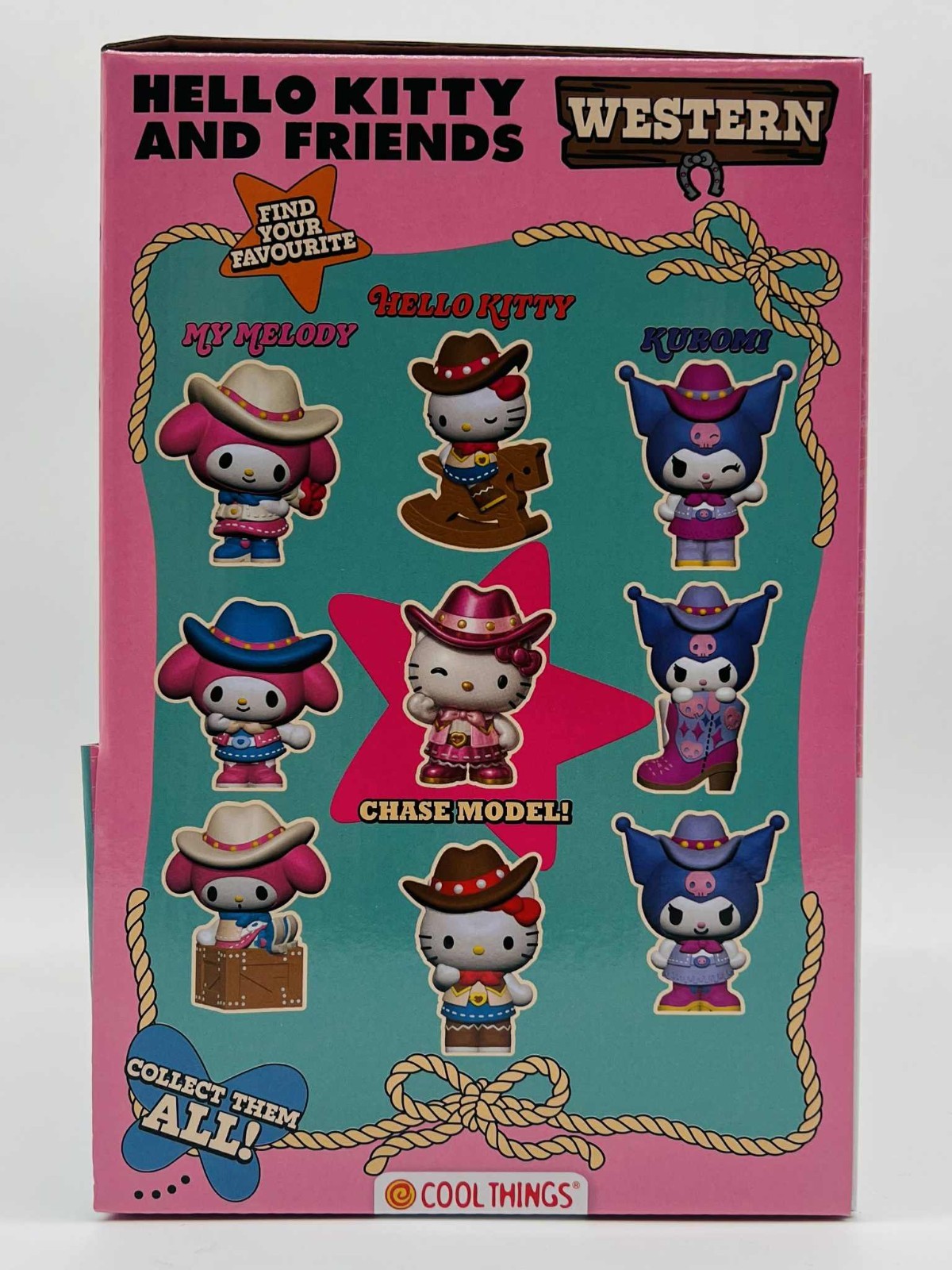 4x Hello Kitty Kuromi Western Blind Ball Figure New Official Exclusive Sealed