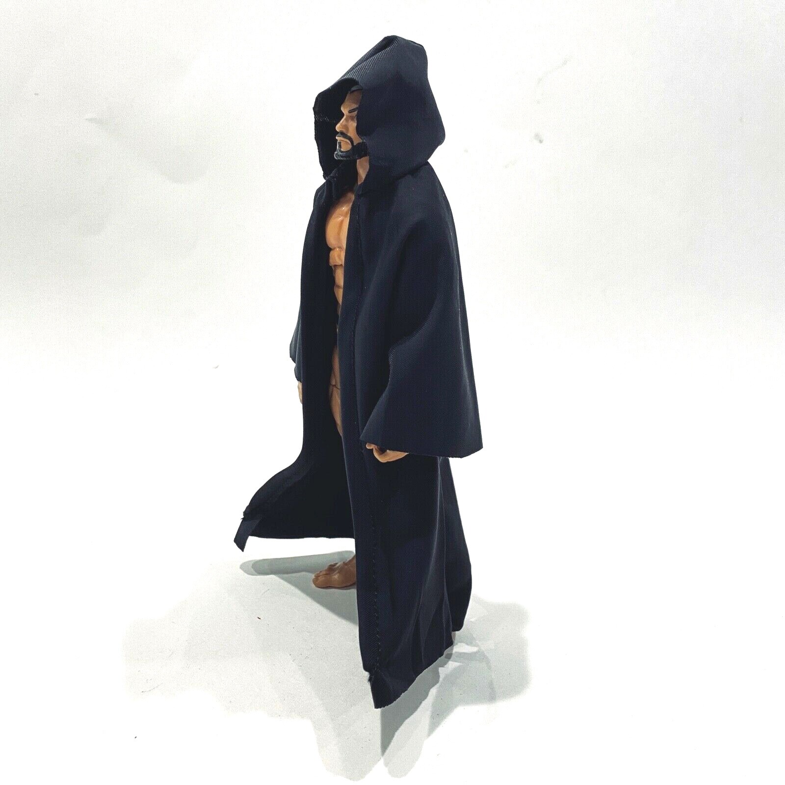 SU-R-BK: 1/12 scale Black Wired Fabric Robe for 6″ Star Wars Figure