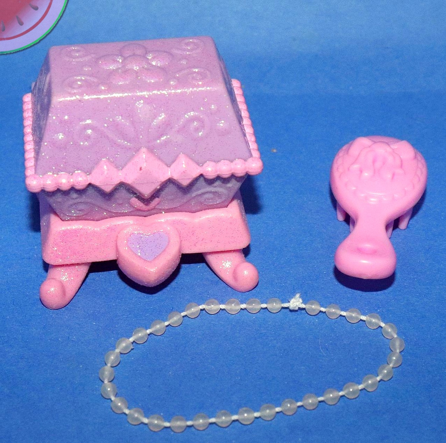 My Little Pony G3 Crystal Princess RARITY Long Hair Unicorn Jewelry Chest MLP