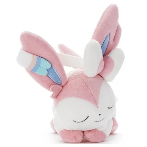 PKM Plush Sleeping Sylveon Stuffed Toy SUYASUYA Friend TAKARA TOMY