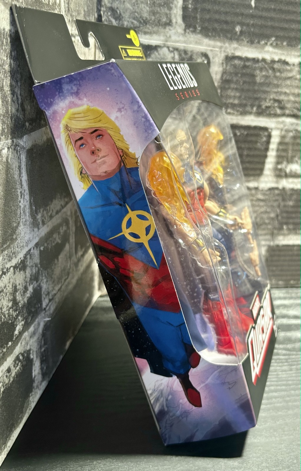 Hasbro Marvel Legends Series Quasar Action Figure Plastic Multicolor Alt Hands