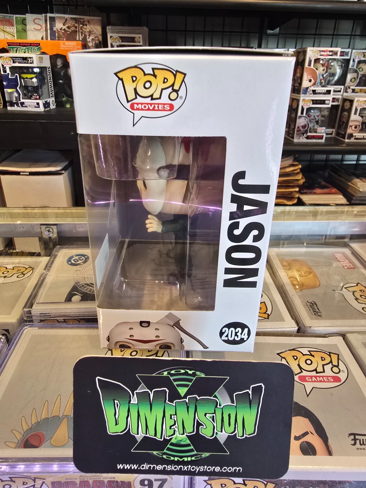 FUNKO POP! MOVIES JASON UNIV3RSE JASON WITH AXE IN HEAD EXCLUSIVE #2034