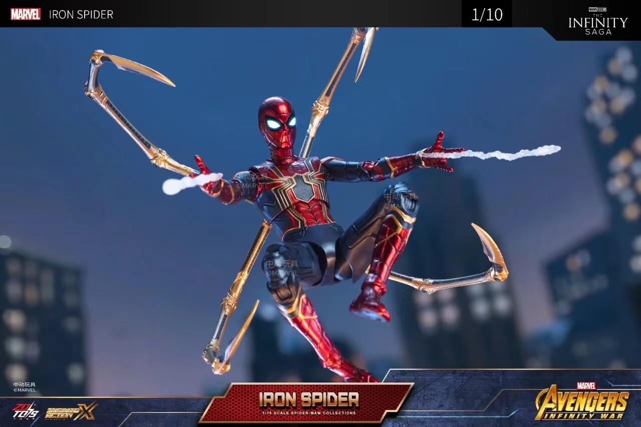ZD Toy Marvel Iron spider 2.0 The Avengers model toys Collection action figures