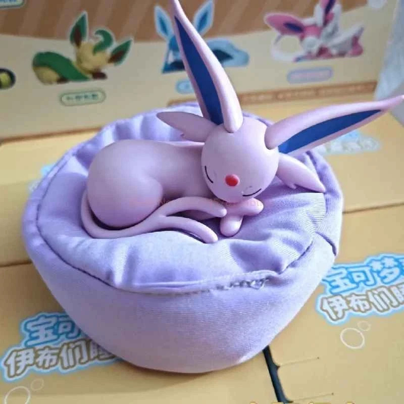 Pokemon Figure – Eevee Sleeping Blind Box Fantasy Cute Anime Collectible Display