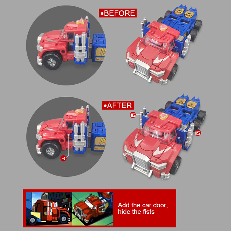 3D DIY Filler Filling Parts Upgrade Kit For Legacy Evolution Armada OP Prime