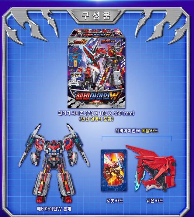 Metal Cardbot W 10-Type Robots full sets HEAVYIRON W, BLAION, BLUECOPW, TACHY…
