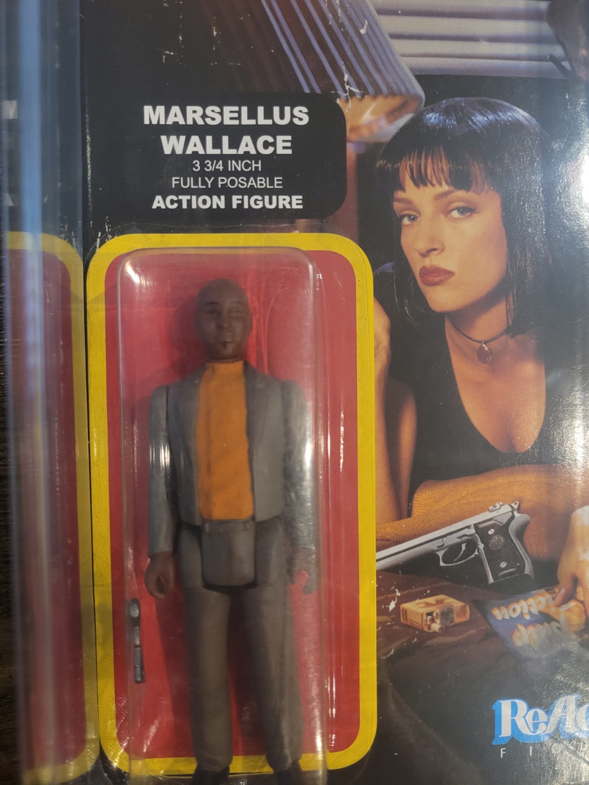 Funko ReAction Pulp Fiction Marsellus Wallace Action Figure Super 7 Unpunched
