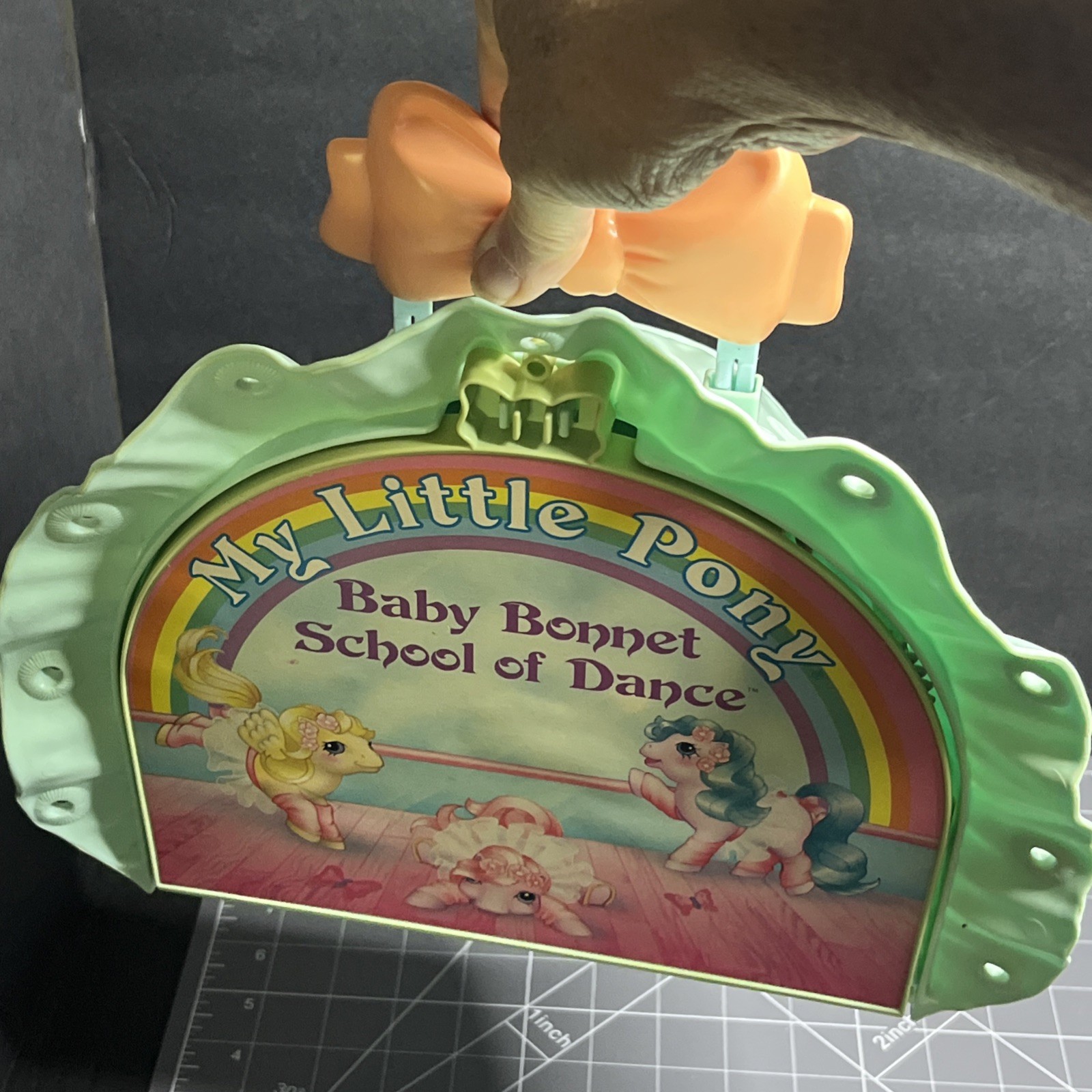 Vintage 1986 Hasbro My Little Pony Baby Bonnet School Of Dance Case Incomplete