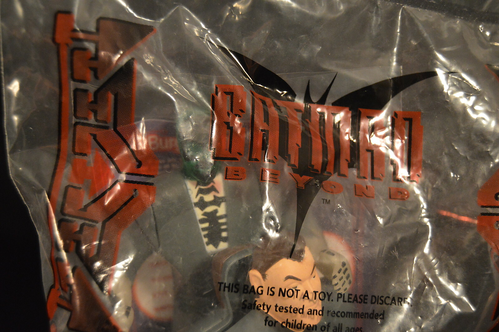 Lot of 2 «BATMAN BEYOND» BURGER KING TOYS action hero NOS Fast Food TV & MOVIE