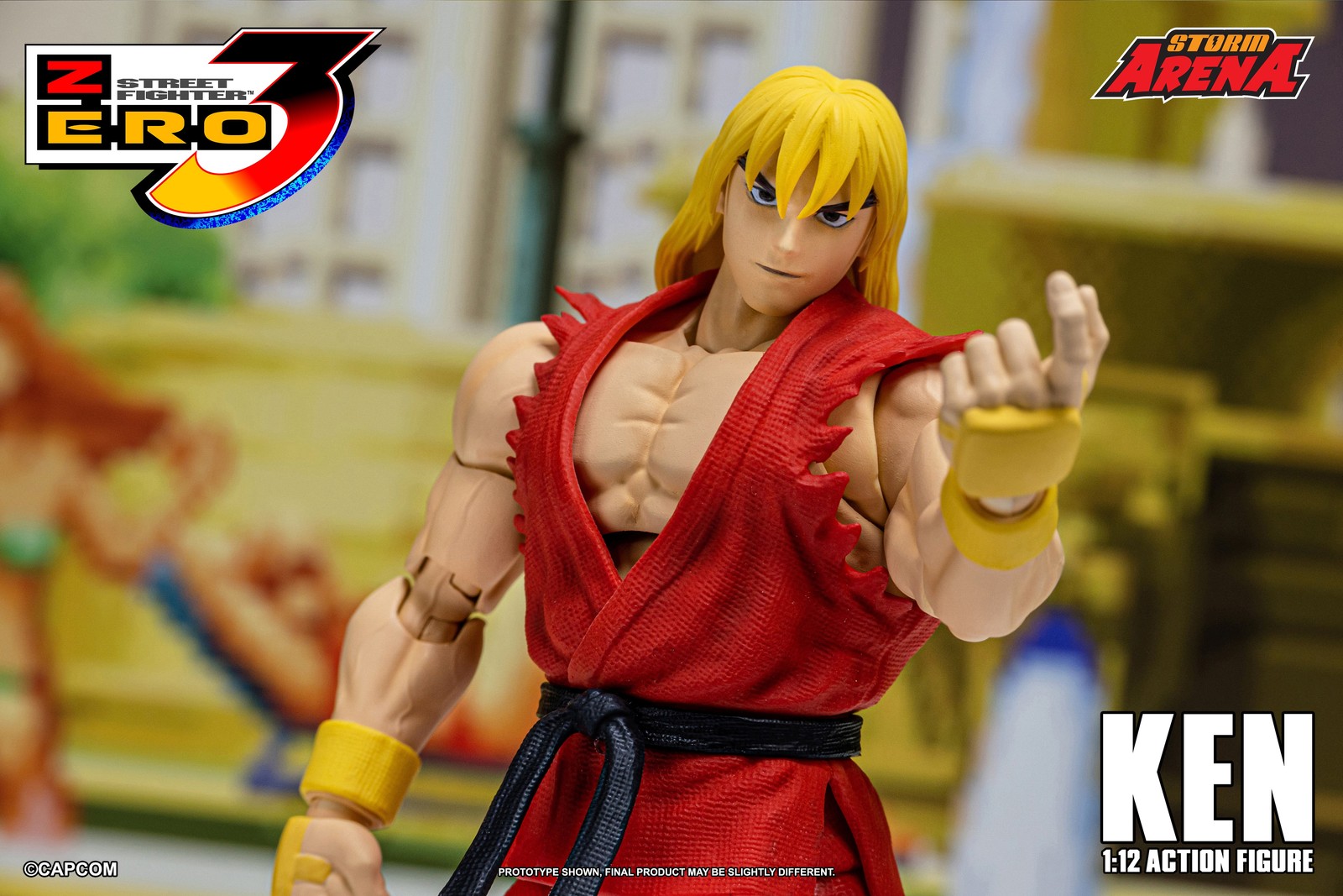 Storm Arena Collectibles 1/12 Ken Action Figure (Street Fighter Zero Alpha 3)