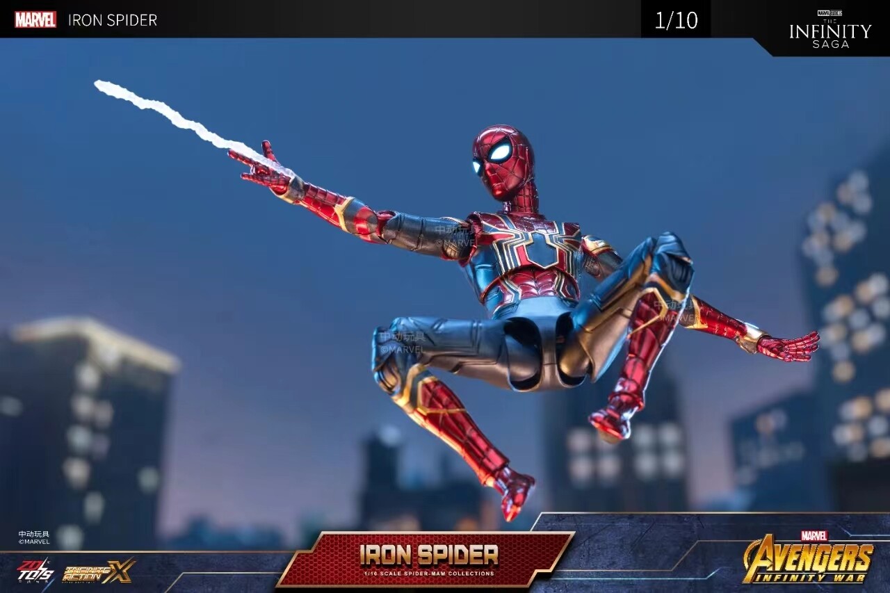 ZD Toy Marvel Iron spider 2.0 The Avengers model toys Collection action figures