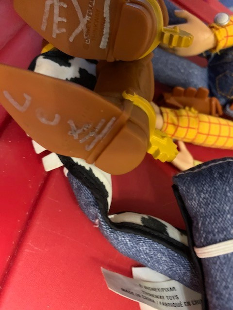 DISNEY PIXAR TOY STORY 2 THINKWAY TOYS WOODY & JESSIE PULL STRING TALKING DOLLS