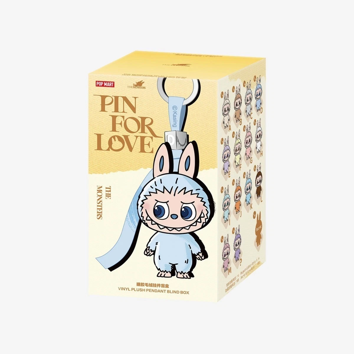 [USA]Authentic POPMART THE MONSTERS LABUBU PIN FOR LOVE SERIES Blind Box A-M/N-Z