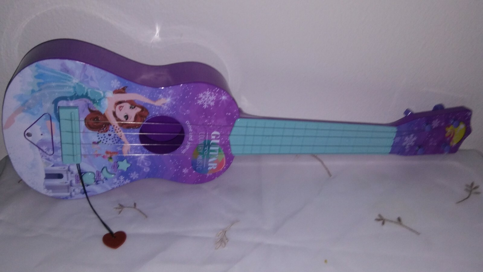 LEXIBOOK DISNEY FROZEN II ELSA & ANNA My First Guitar 21 in Introduce Kids Music