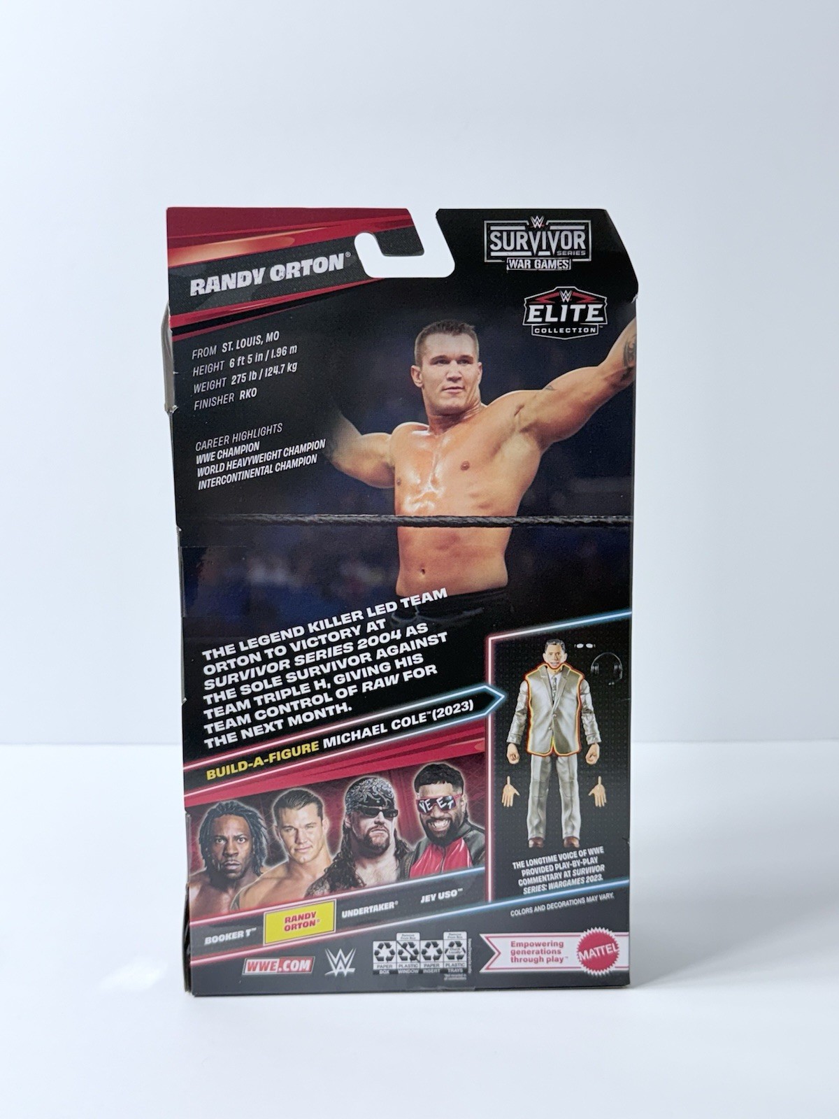 WWE Elite Survivor Series 2026 Complete Set of 4 Mattel Michael Cole BAF