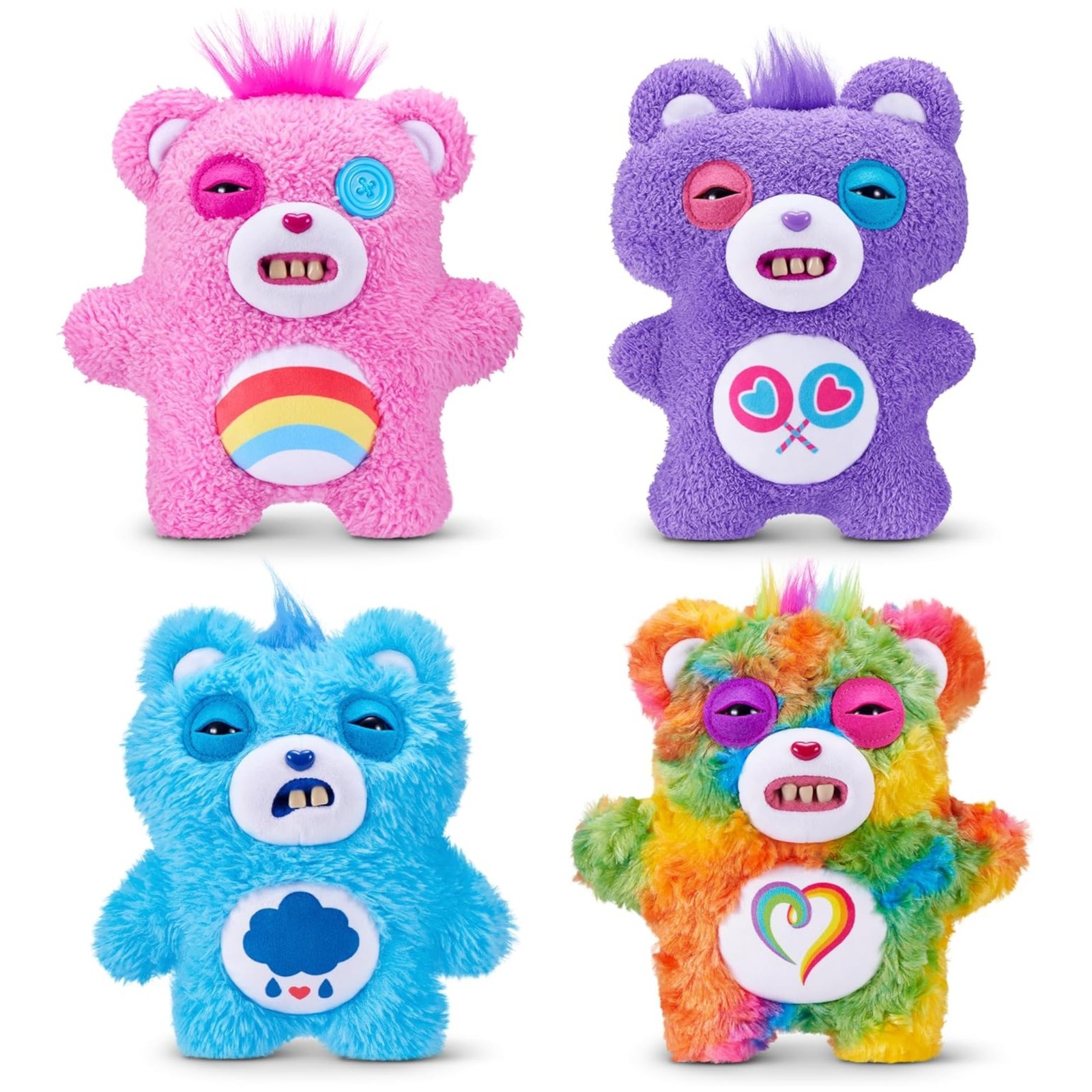 Fuggler Care Bears 9 inch (Grumpy Bear), Funny Ugly Monster Stuffed Animal Toy