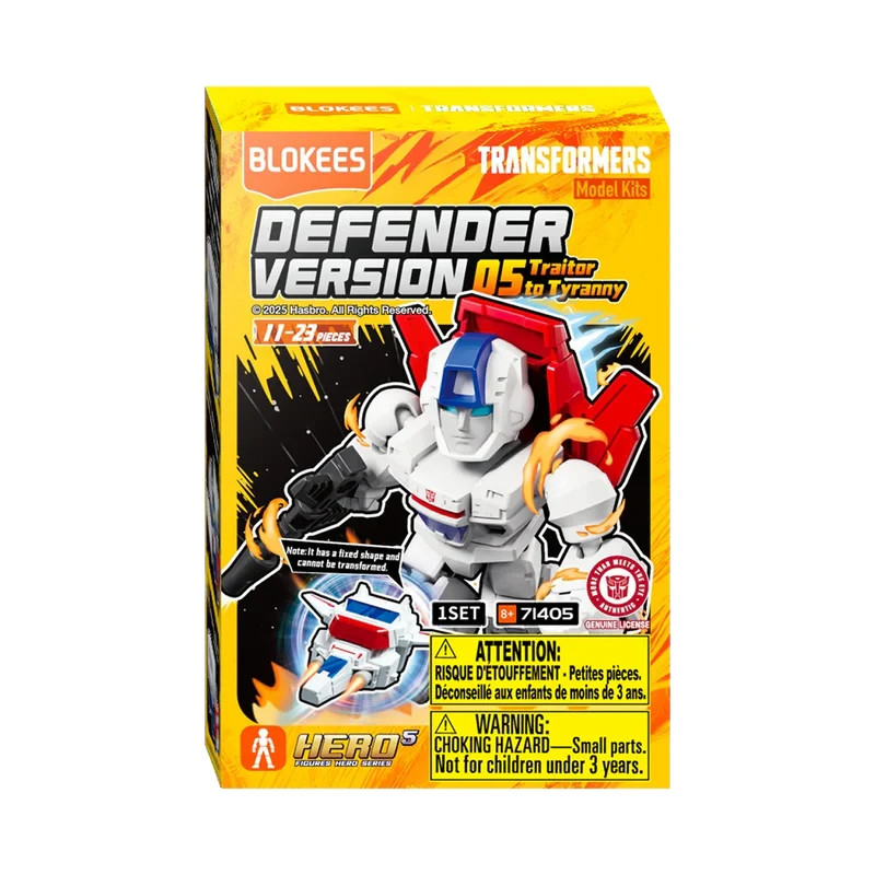 Transformers Blokees Defender 5 Shattered Glass SG Soundwave Action Figure Kit