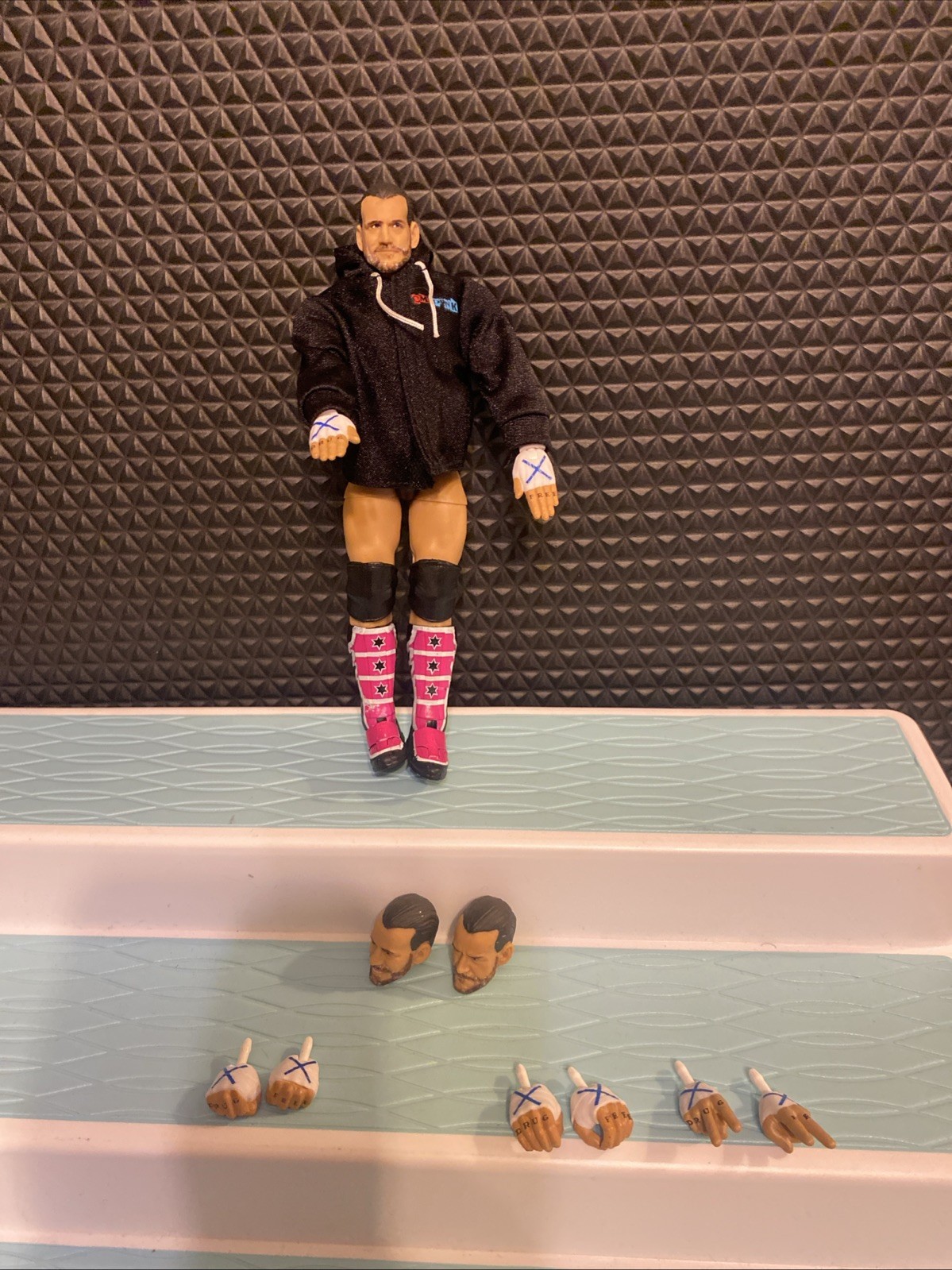 WWE CM Punk Ultimate Edition Series 27 figure 100% Complete.