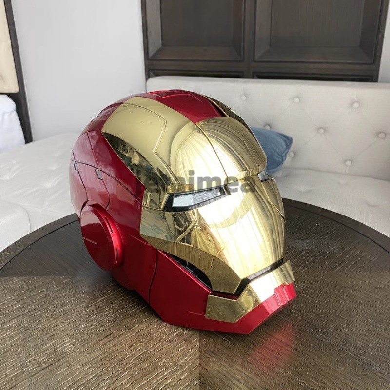 1:1 Iron Man MK5 Jarvis Deformable Voice Control Wearable Helmet Electroplated