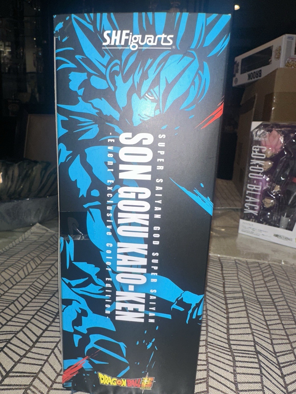 SH Figuarts Dragonball Super SSGSS Son Goku Kaio-Ken Figure NYCC 2021 Exclusive
