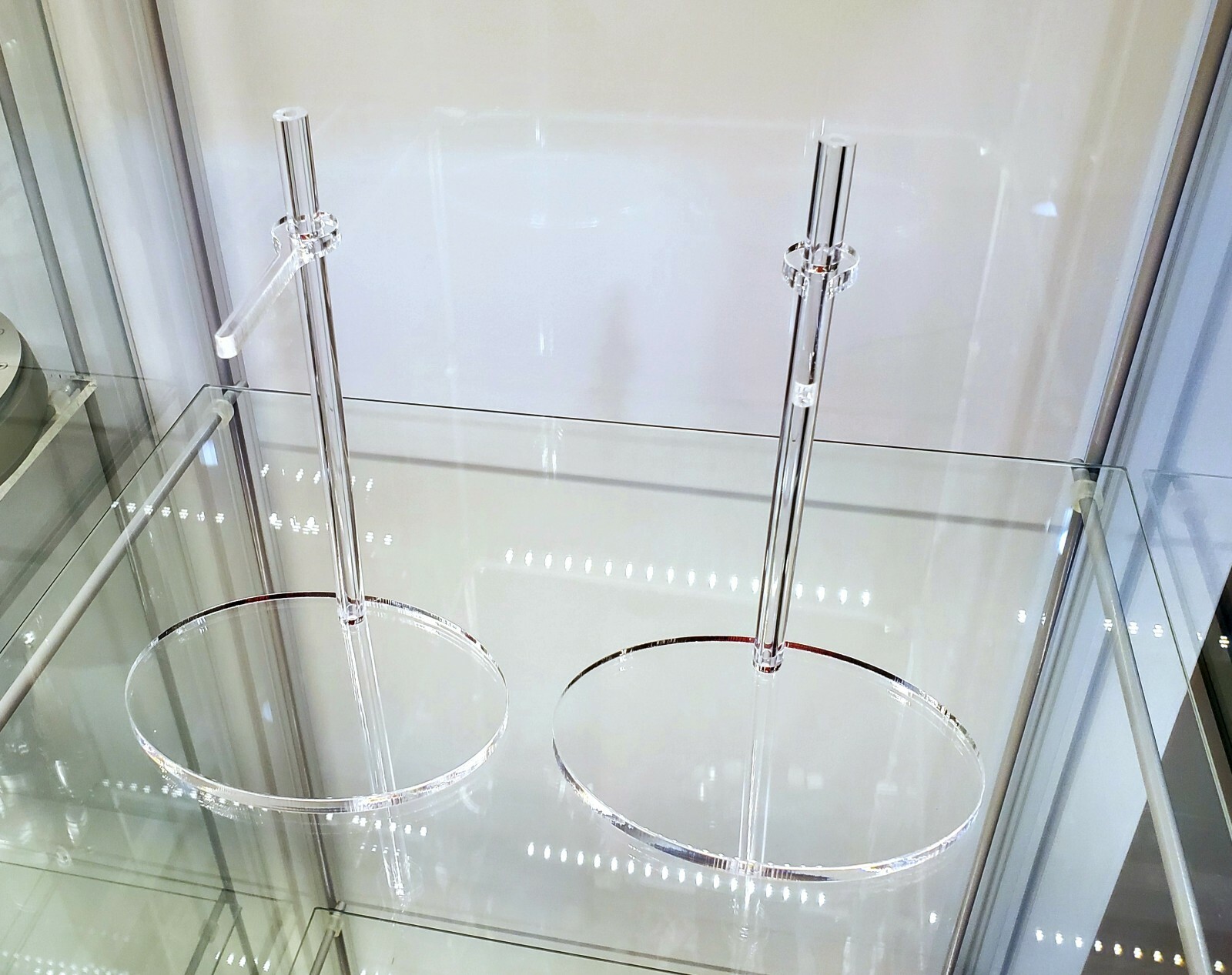 2 Clear Acrylic Figure Stands – 1/6th Scale – US Seller