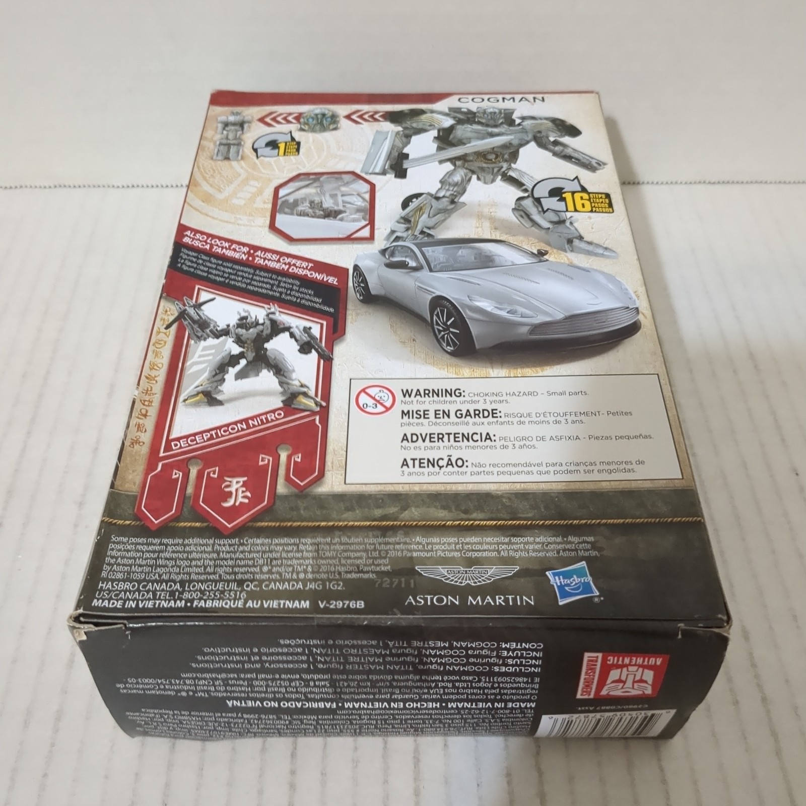 Transformers The Last Knight TLK Premier Edition Deluxe Class Cogman