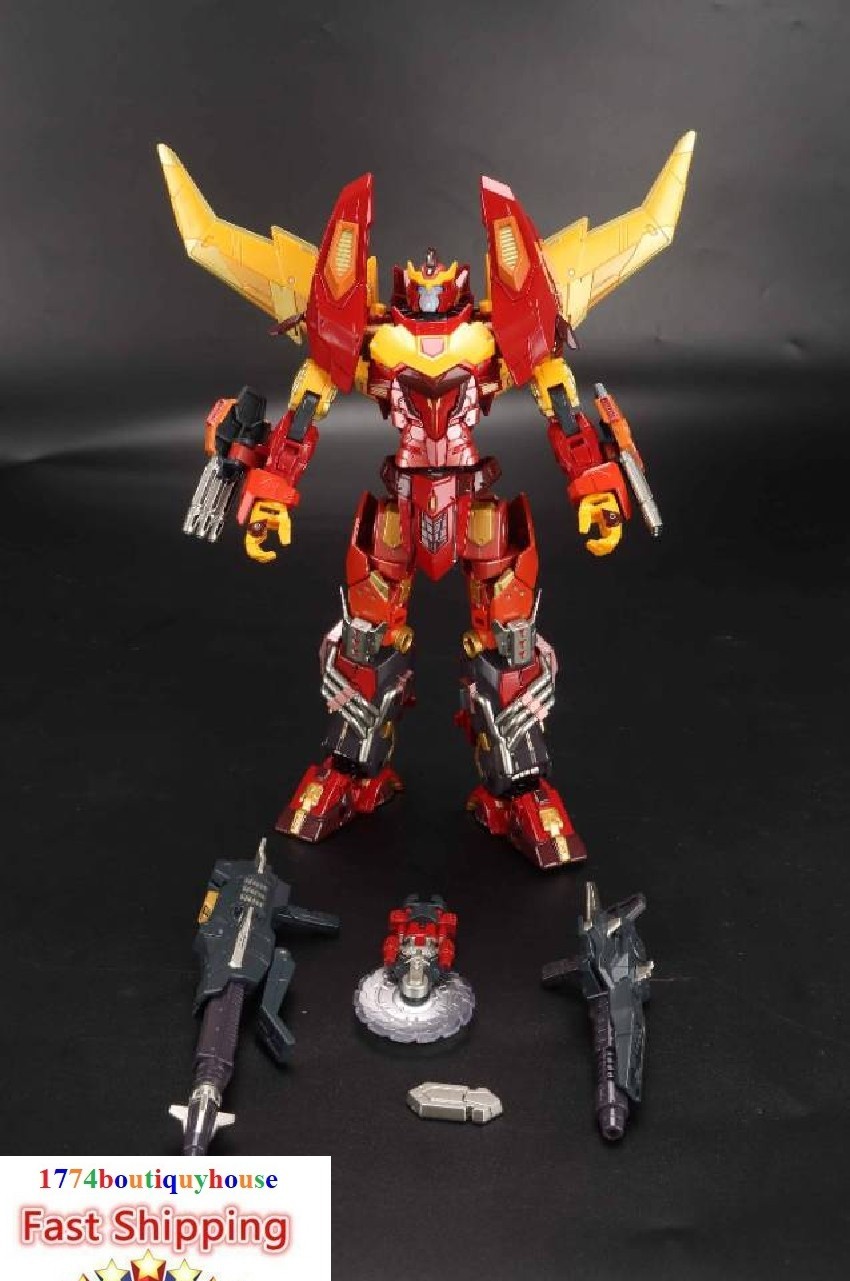 NEW AUTOBOT AT-01 Hot Rod Rodimus Repair Edition Transformation Alloy TOY USA 9″