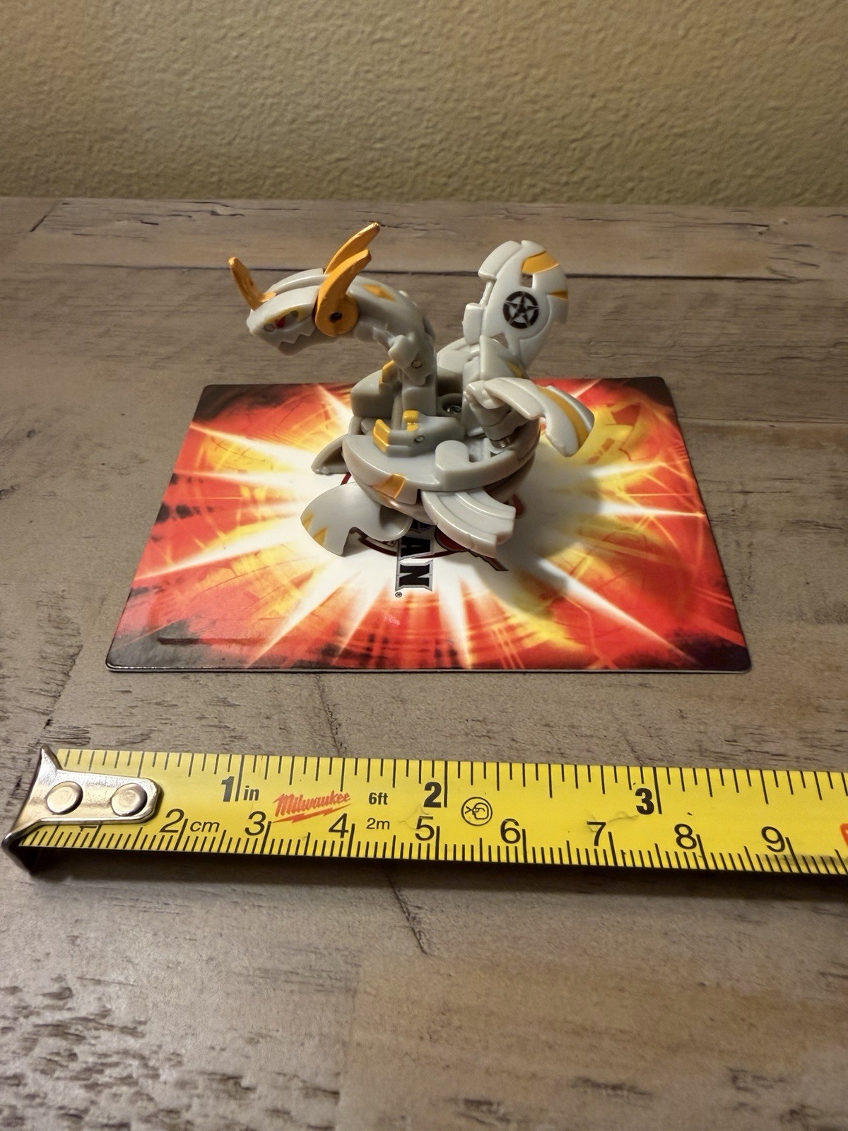 RARE Bakugan Gray Haos Neo Dragonoid BakuLegacy Series 730G (card not included)