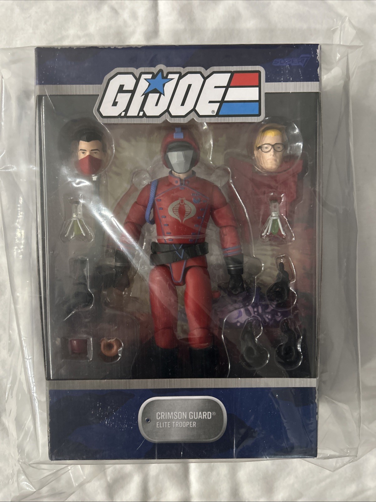 Super7 G.I. Joe Ultimates Crimson Guard 7″ Action Figure Cobra Elite NEW