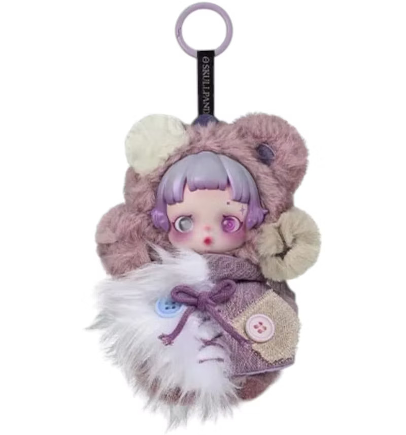 POP MART Skullpanda Ratty Bear You Found Me Plush Pendant Confirmed, Unopened