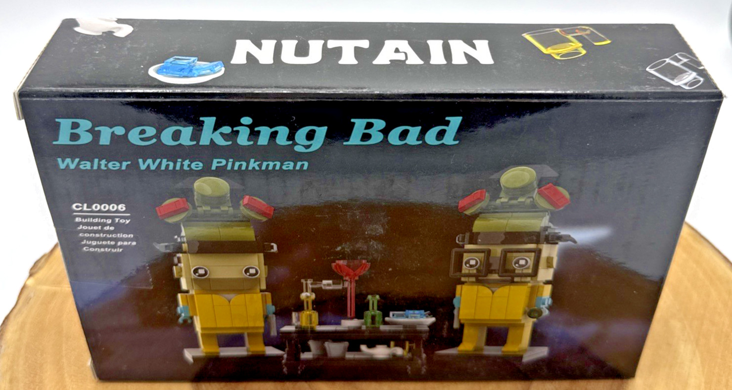 Nutain Breaking Bad Walter White Pinkman Building Kit CL0006 New/Sealed