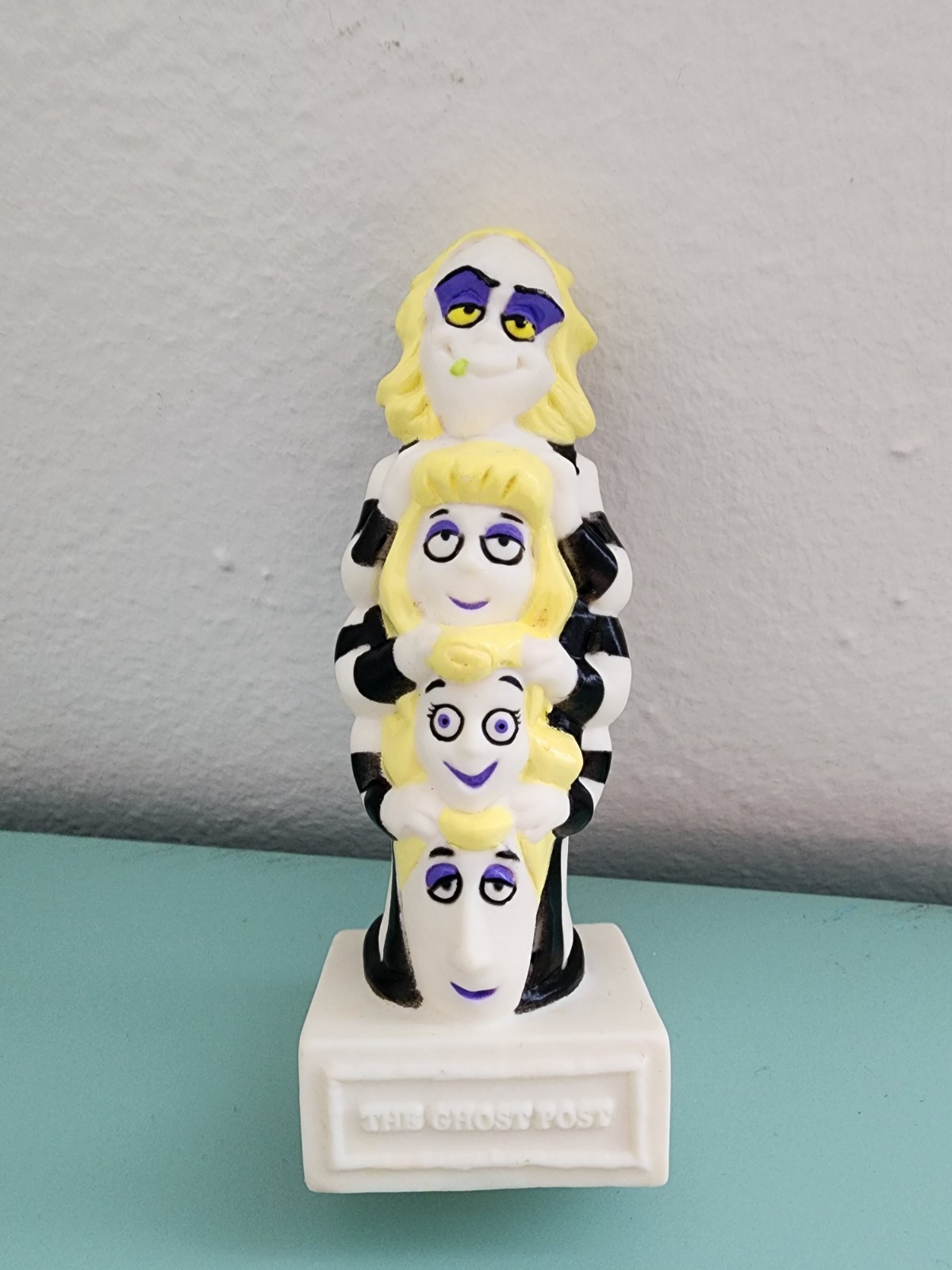 Vintage 1989 Burger King Beetlejuice Toys Lot of 3 Charmer, Ghost Post, Ghost TV
