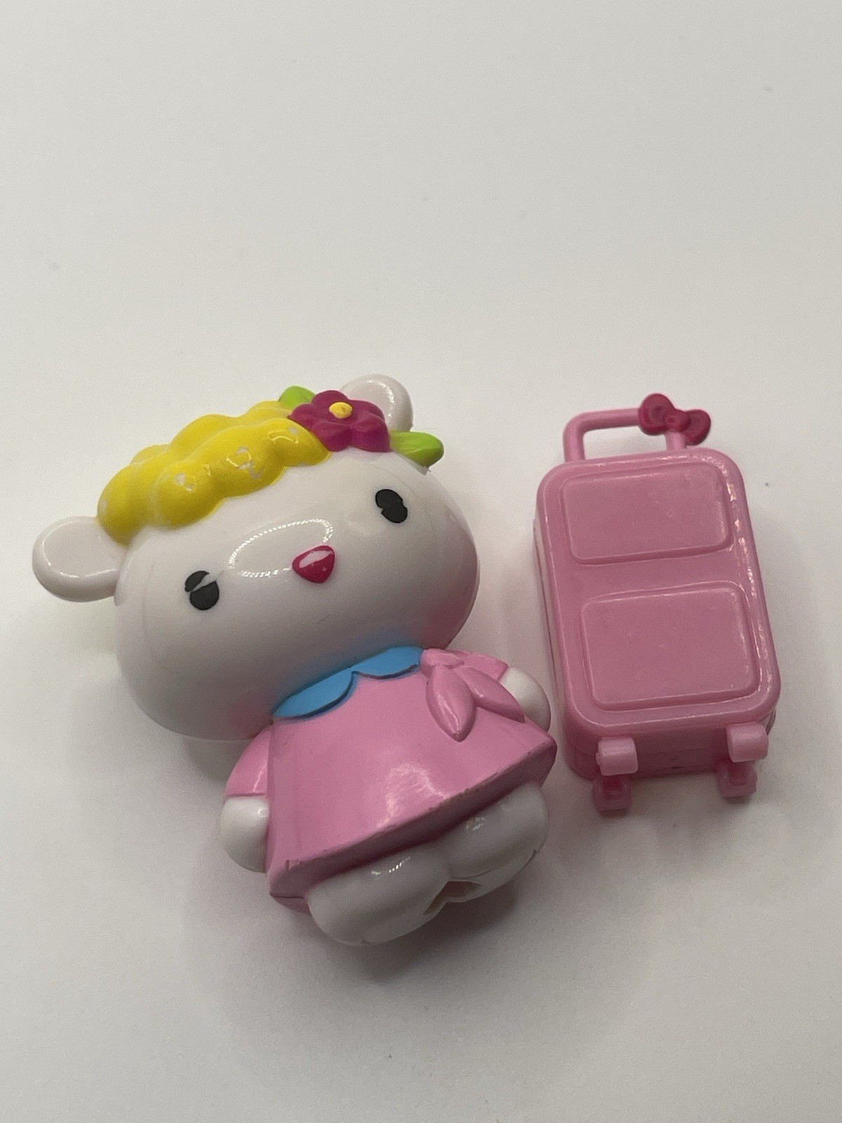Hello Kitty World My Melody Figure Toy Figurine 2014 Flower Pink Blue Sanrio