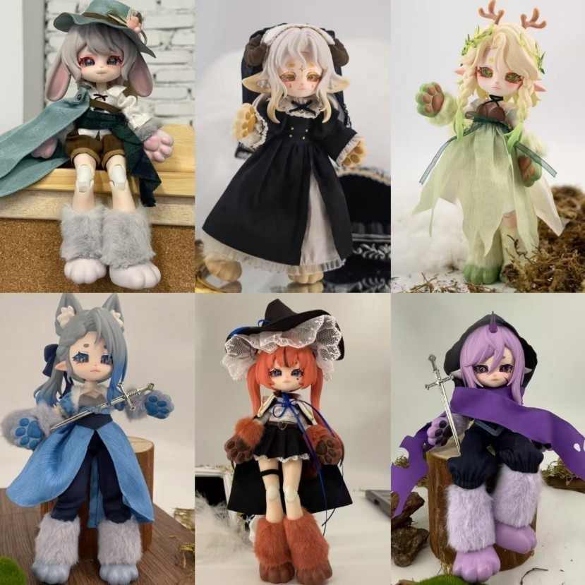 For Moon Luna Series Bjd Dressable Confirmed Action Blind Box Figure Designer!