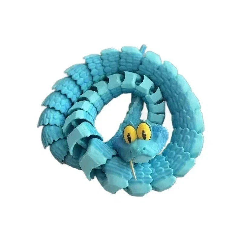 60cm Gary Snake: Disney Zootopia 2 Articulated Simulation Toy Snake, 3d Printed*