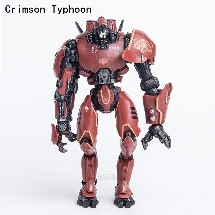Jaeger Crimson Typhoon 7″ Action Figure Toy Red Robot For Pacific Rim Series 1
