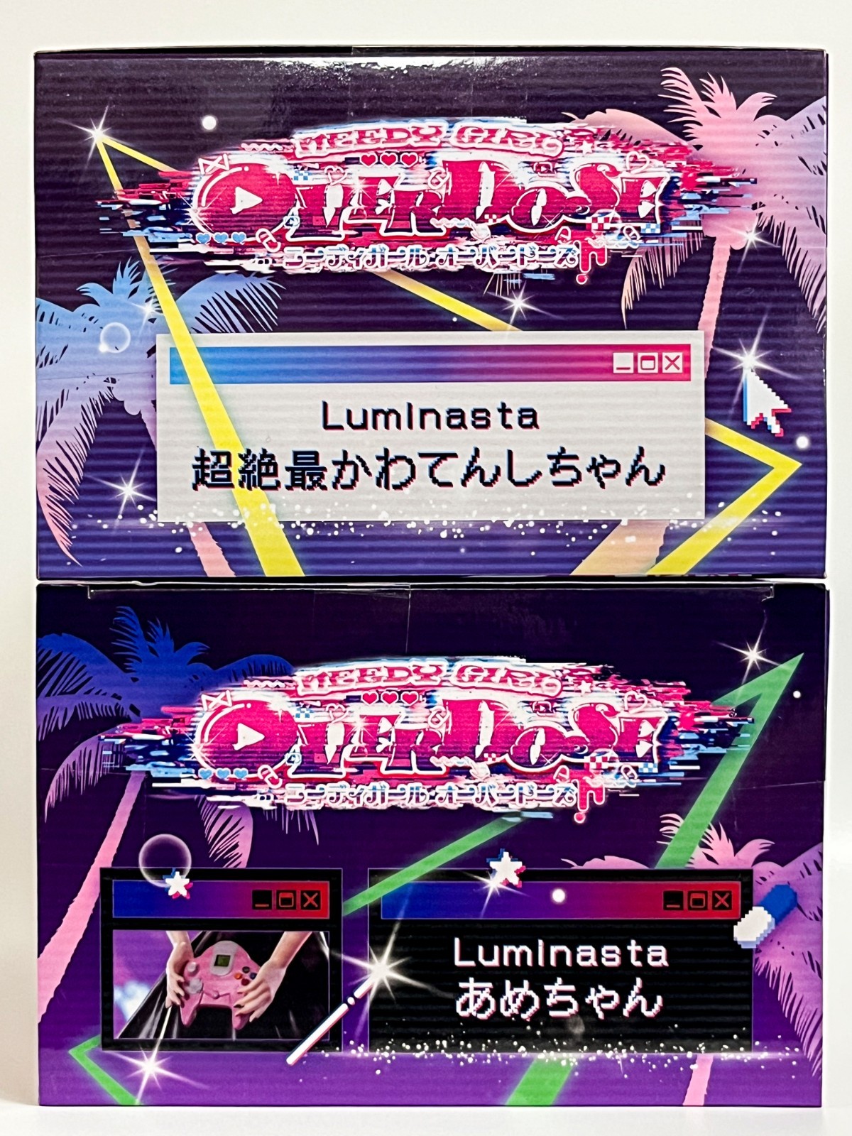 Needy Streamer Overload Luminasta Figure Set OMGkawaiiAngel & Ame-chan SEGA NEW