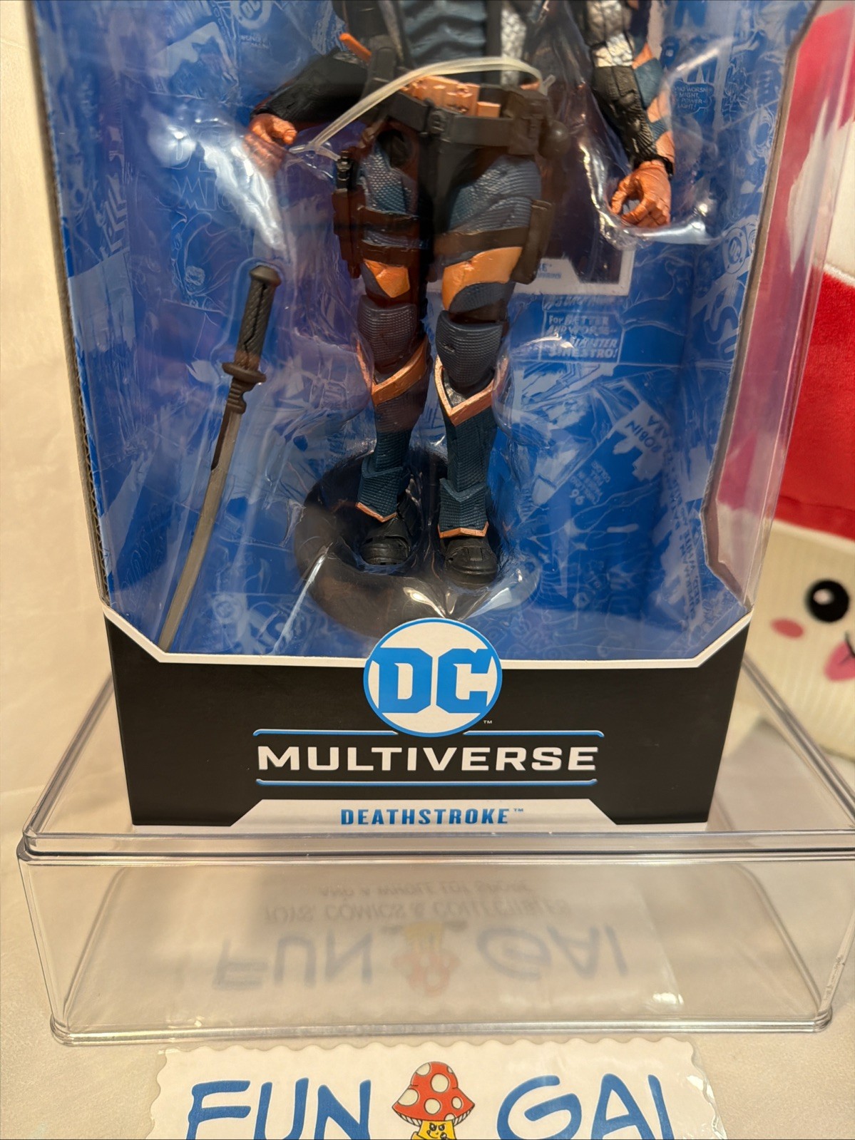 LOT of 2 McFarlane DC Multiverse AO Deathstroke & BB Shriek Unmasked 2020-21
