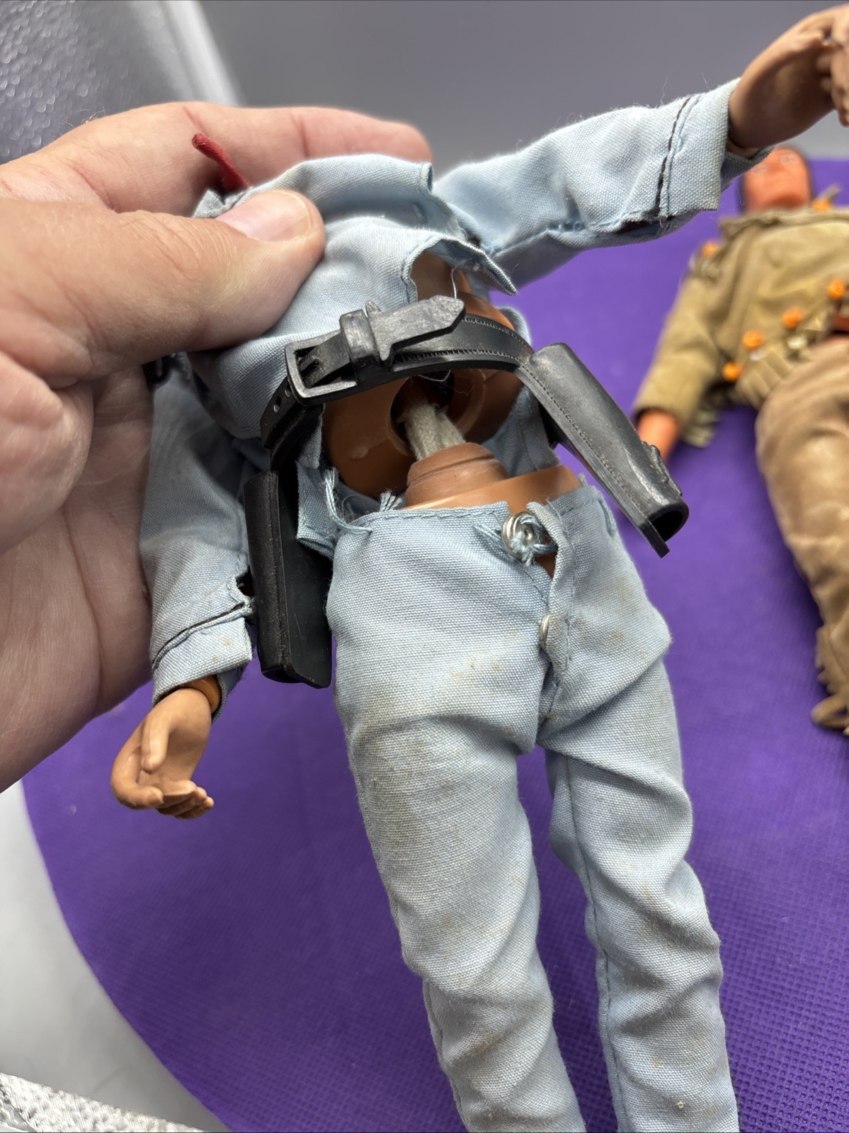 Gabriel Lone Ranger And Tonto Action Figures Parts Referb Movie Prop WBON TV