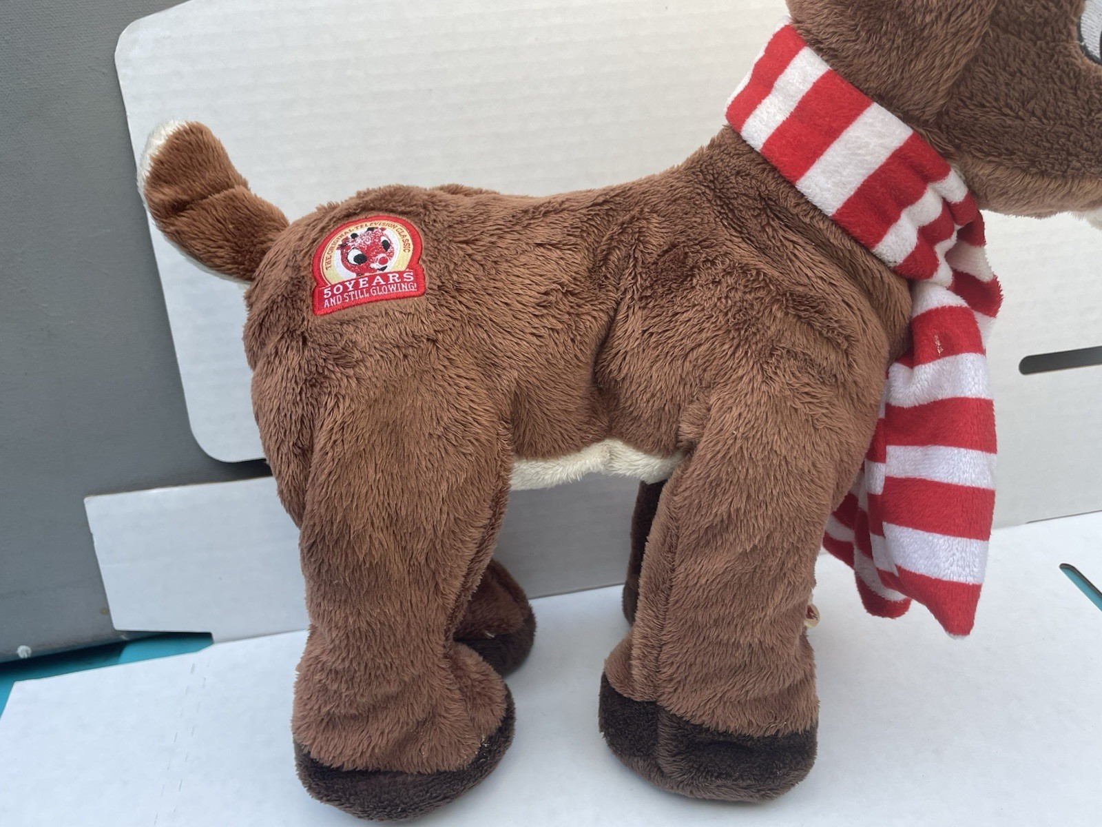 Rudolph the Red Nosed Reindeer 50 Years And Still Glow Sings & Lights Up Plush