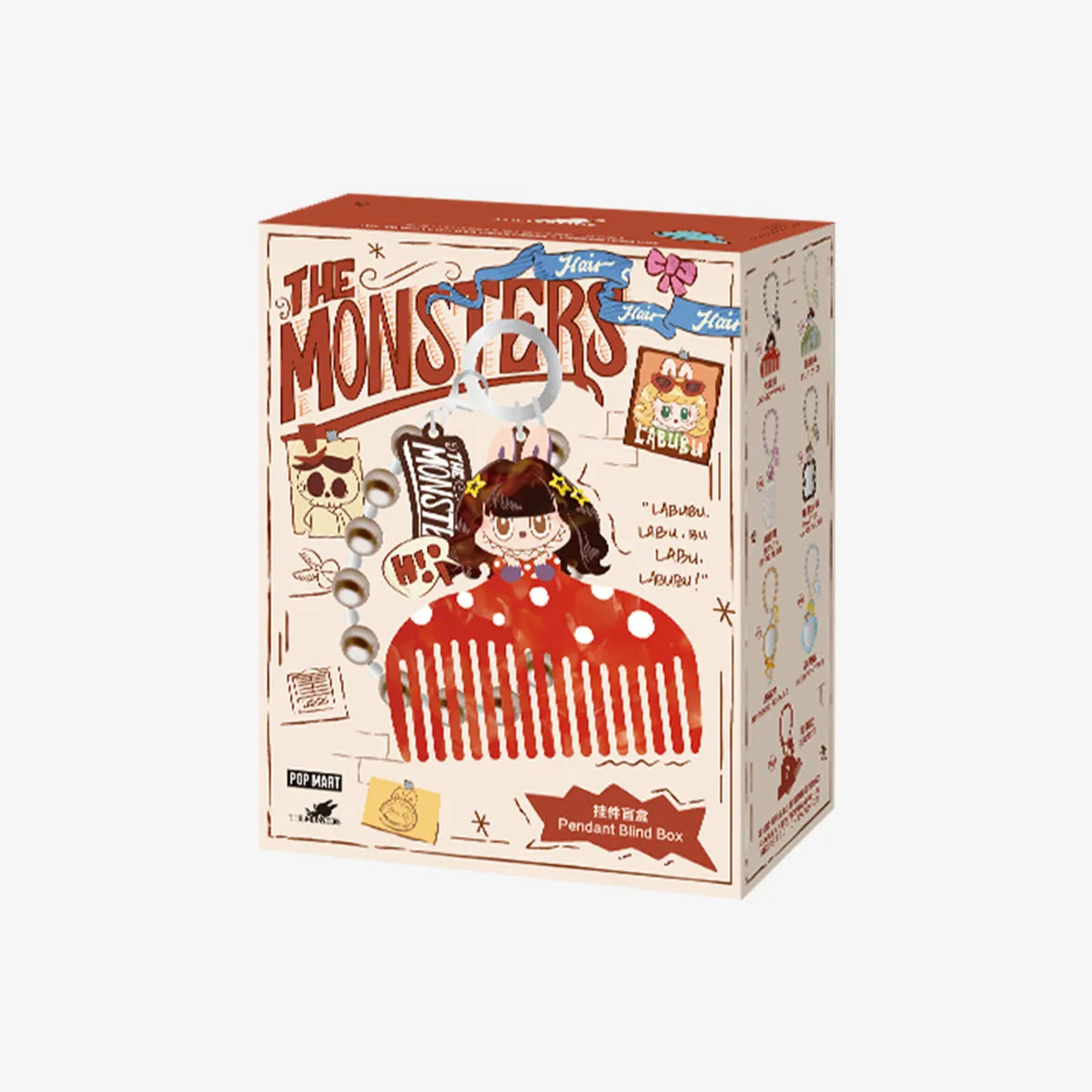 Pop Mart Labubu The Monsters Hair Salon Series Pendant Us Seller