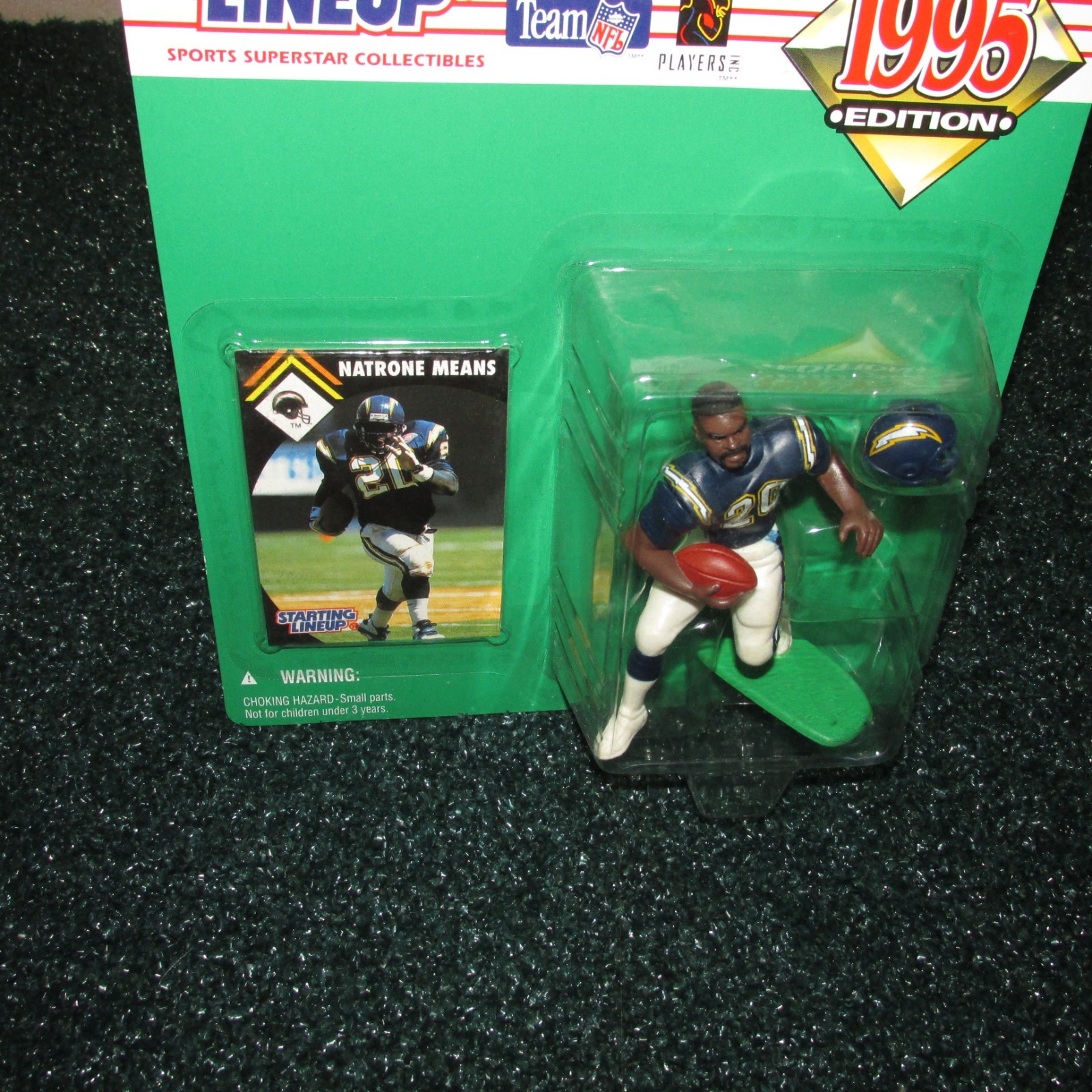 Starting Lineup 1995 Natrone Means NFL San Diego Chargers (rookie piece)