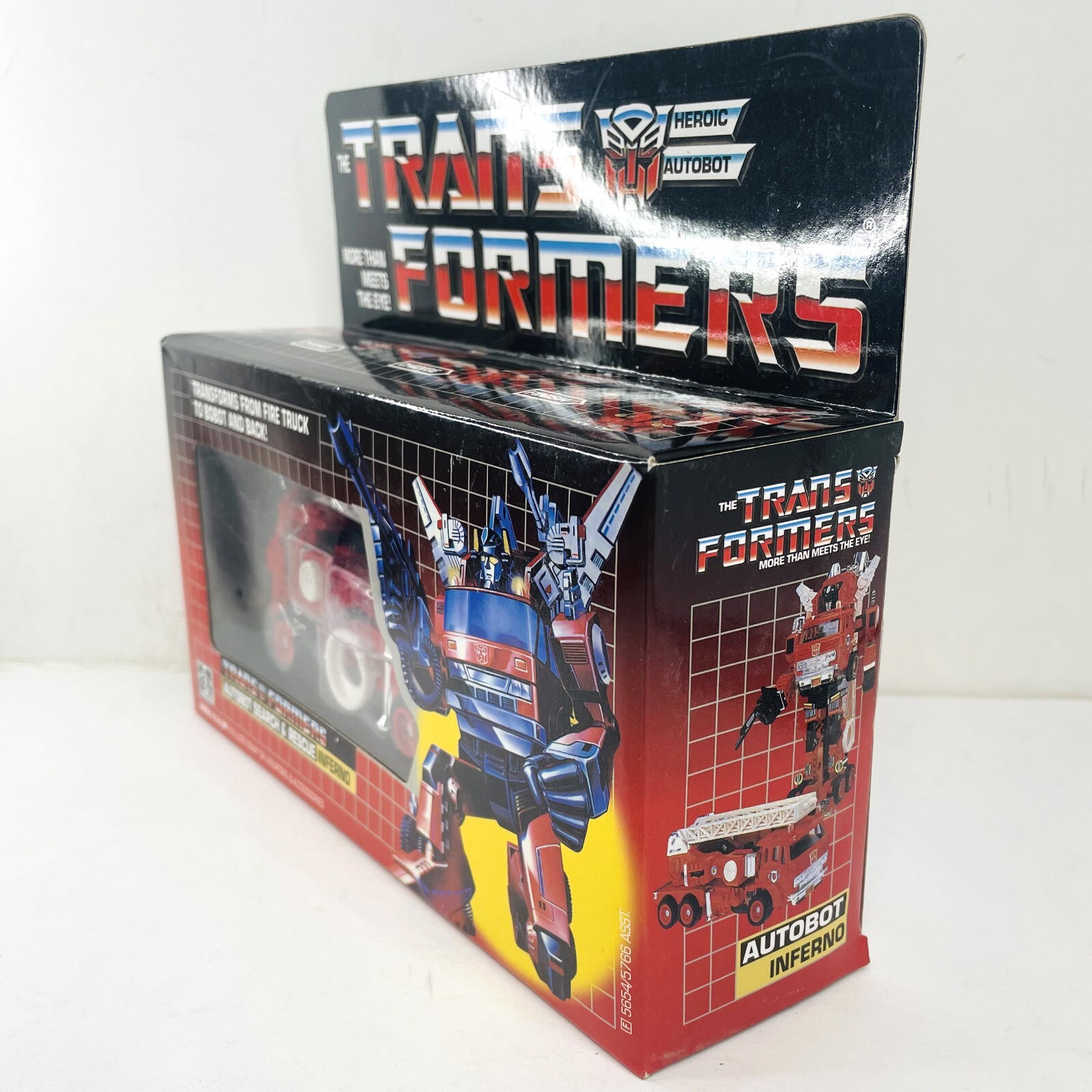 Transformers G1 Inferno Autobot Search & Rescue Action Figure Reissue Toy in Box