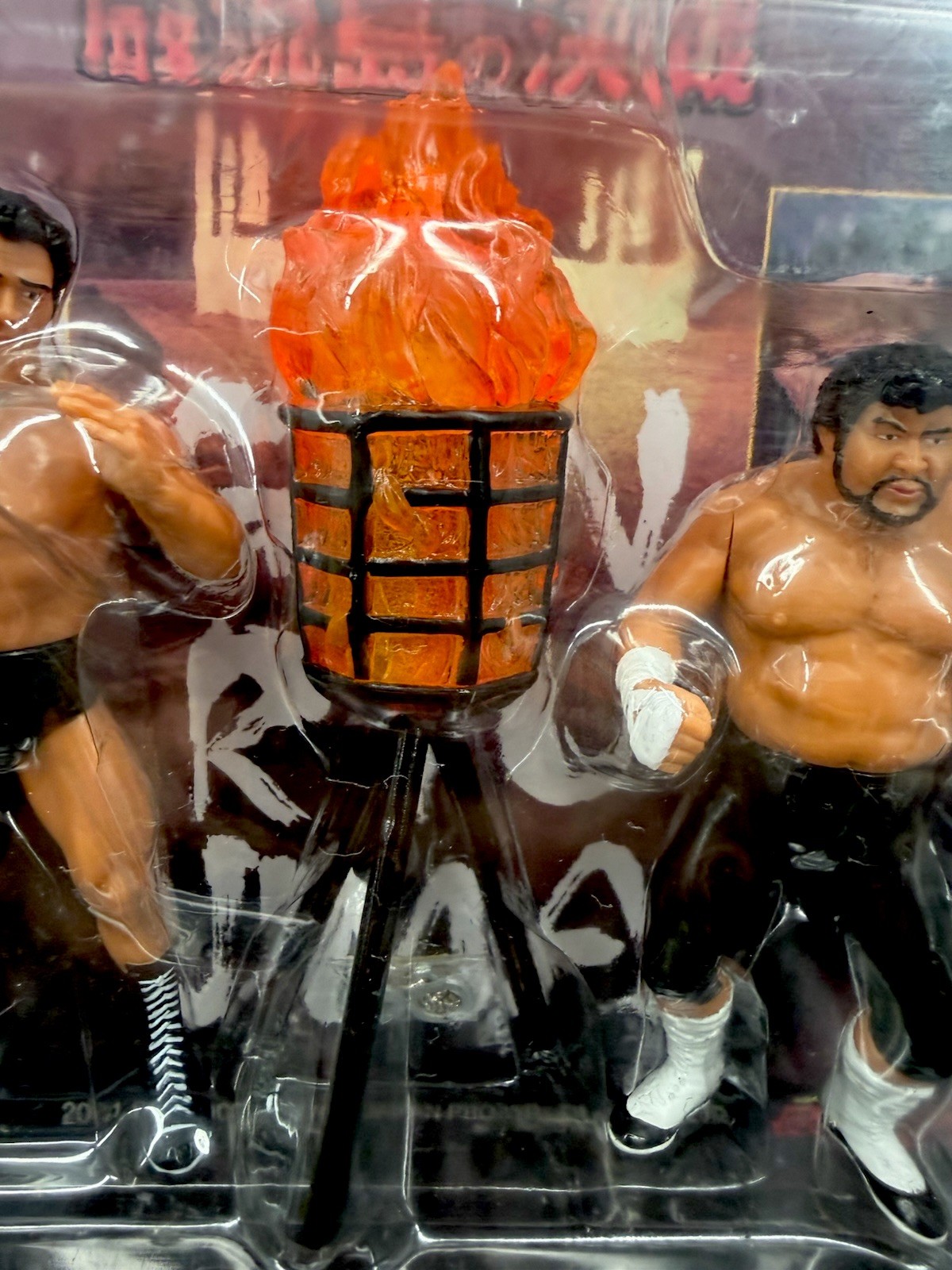 2001 NJPW CharaPro ANTONIO INOKI vs MASA SAITO Figure Set AJPW WWE AEW Mattel