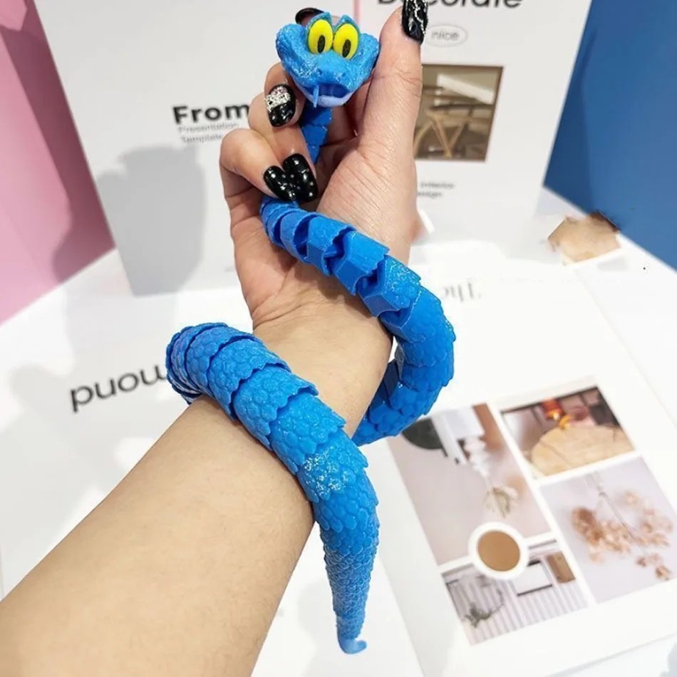 60cm Gary Snake: Disney Zootopia 2 Articulated Simulation Toy Snake, 3d Printed*