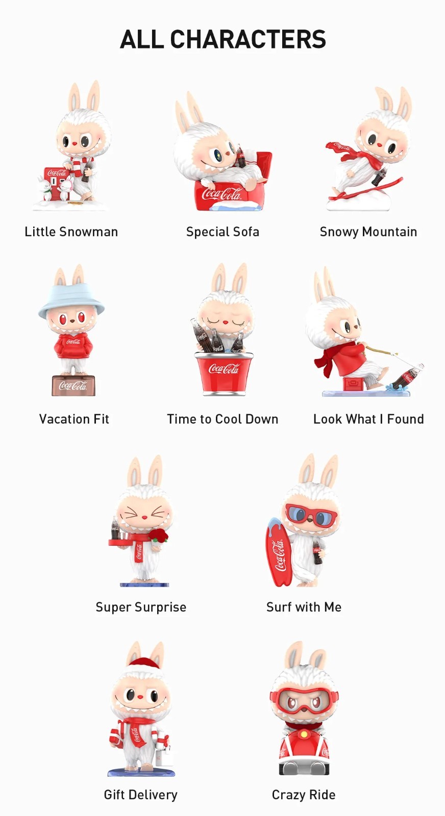POP MART Labubu The Monsters Coca Cola Coke Series Confirmed Figure (Sealed Bag)