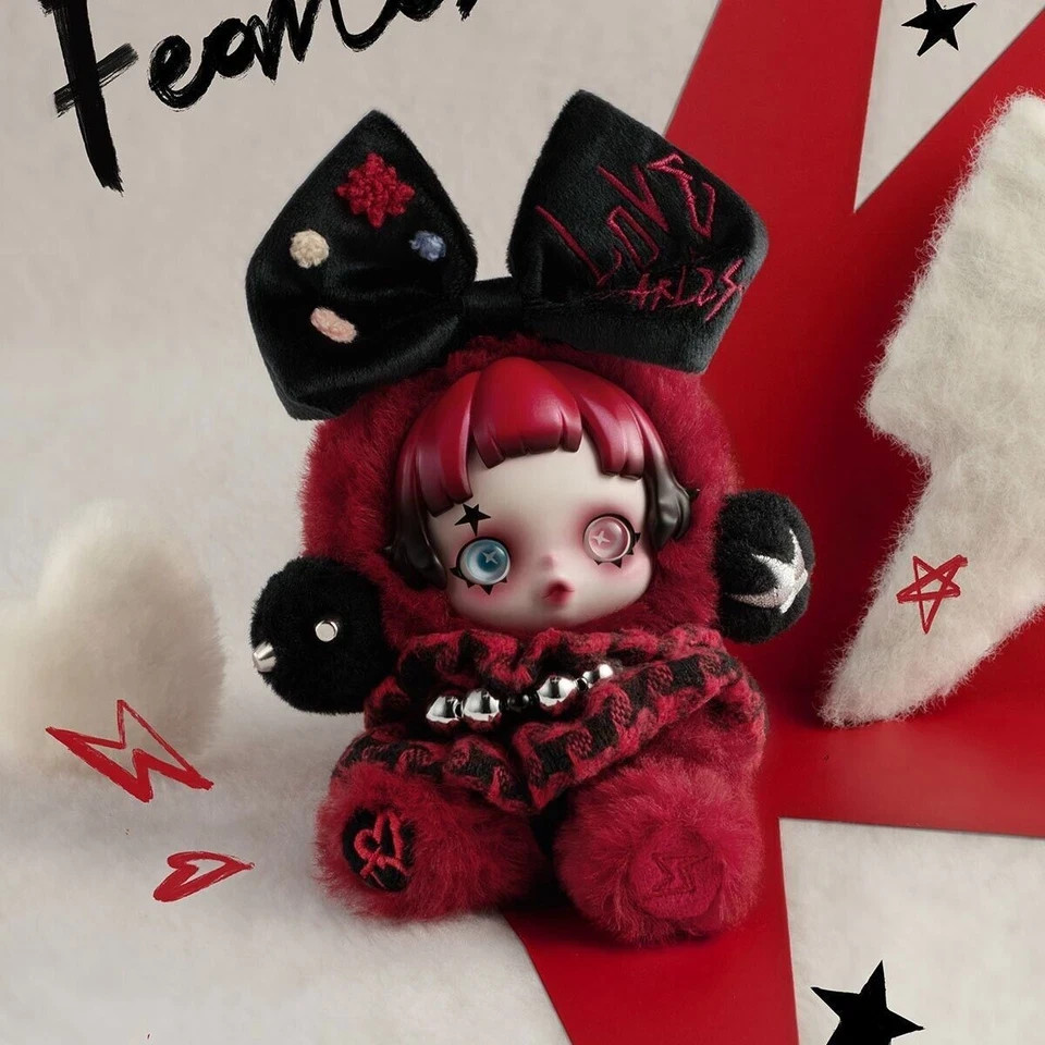 Authentic Skullpanda 6kHZ Plush Pendant Limited Edition Figure Art Toy Gift Doll