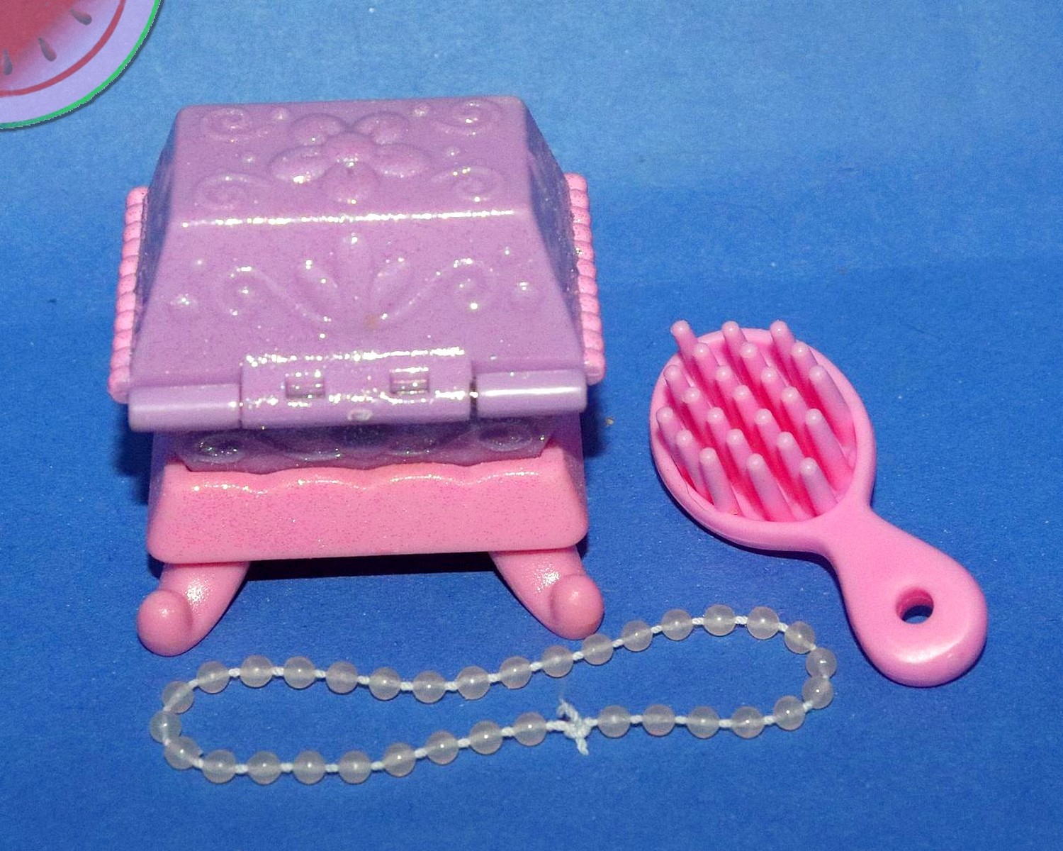 My Little Pony G3 Crystal Princess RARITY Long Hair Unicorn Jewelry Chest MLP