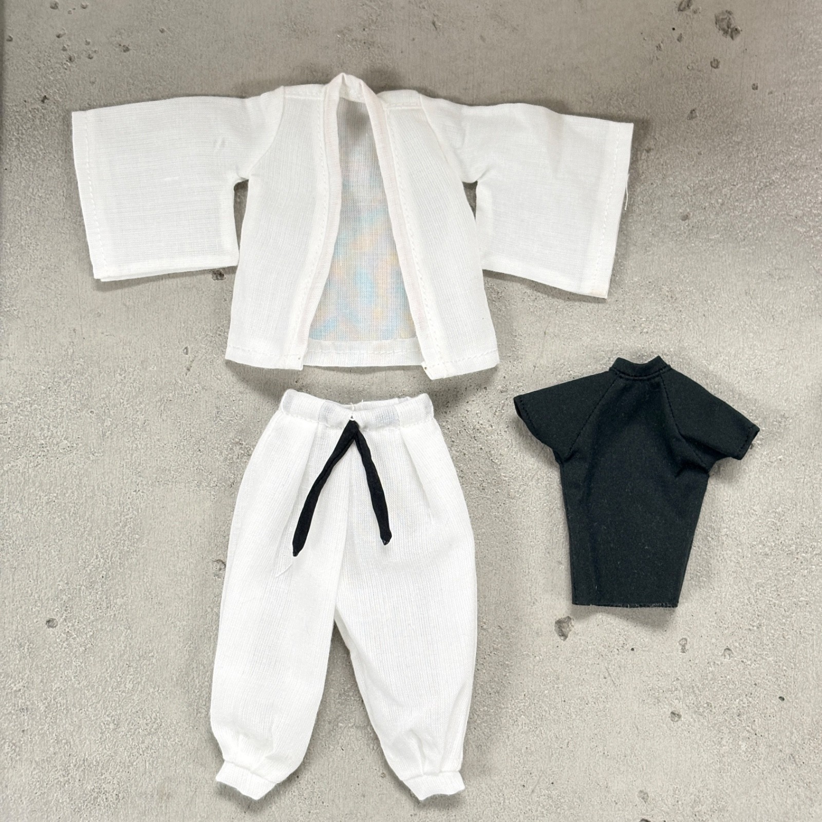 PB-GOJO-SET-FIN: Jujutsu Kaisen Gojo Final Battle Outfit for Romankey 1/12 body